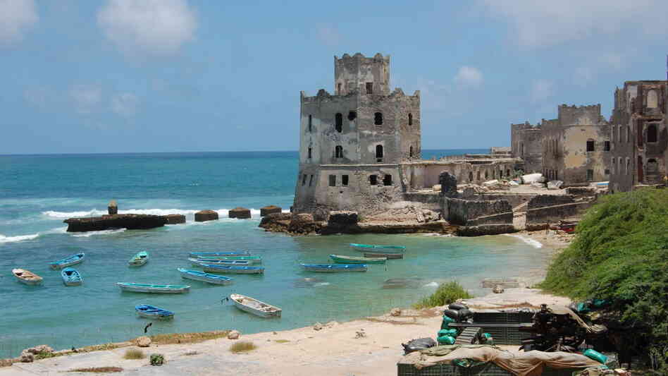 The view from a former Hotel in Mogadishu The view from a former Hotel in Mogadishu
